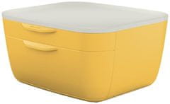 LEITZ Zásuvkový box "Cosy", žltá, 2 zásuvky, 53570019