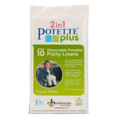 Potette Plus  Náhradné náplne (vrecká) pre cestovný nočník - 10 ks