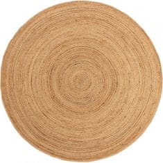 Jutex Kusový koberec Jutta kruh 5900 bledohnedá 1.20 x 1.20
