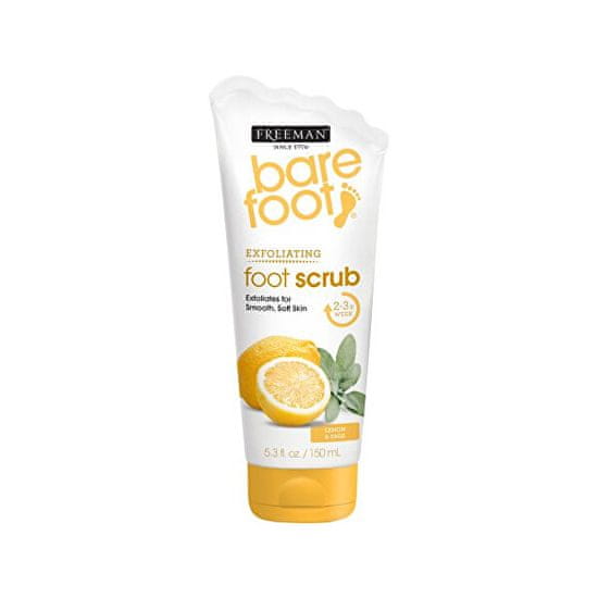 Freeman Revitalizačný peeling na nohy s citrónom a šalviou (Revitalizing Foot Scrub Lemon & Sage) 150 ml