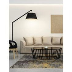 Jutex Kusový koberec Casa 4090 čiernožltý 0.80 x 1.50