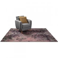Jutex Kusový koberec Casa 4090 ružovočierny 0.80 x 1.50