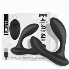 addicted toys Brett Prostate Massager Remote Control (Čierny)