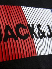 Jack&Jones Pánske tričko JJECORP Slim Fit 12151955 Black PLAY SLIM (Veľkosť M)