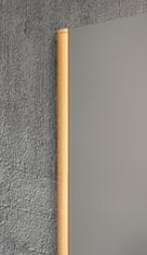 Gelco , VARIO GOLD jednodielna sprchová zástena na inštaláciu k stene, sklo nordic, 1200 mm, GX1512-08