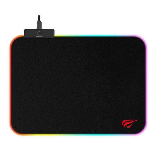 Havit Gamenote MP901 RGB herná podložka pod myš, 36x26 cm, čierna