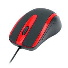 Havit MS753 optická myš, čierna/červená
