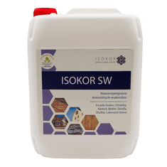 Isokor SW - Impregnácia dreva s lazúrou, omietky, fasády, kameňa, betónu - 5000ml