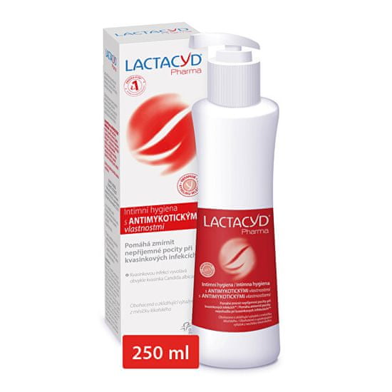 Omega Pharma Lactacyd Pharma s antimykotickými vlastnosťami 250 ml