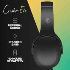 Skullcandy Crusher Evo Wireless, čierna