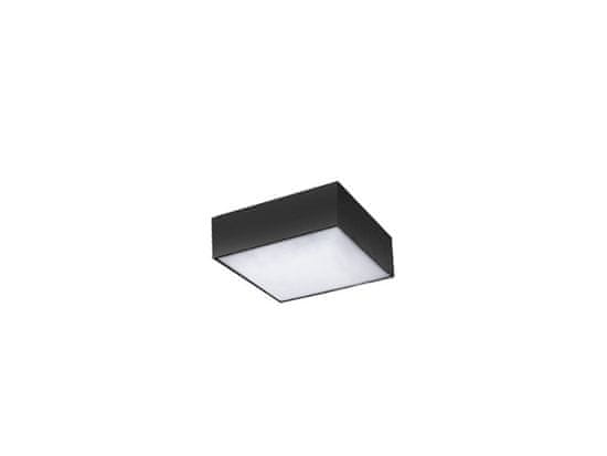 AZZARDO LED Stropné a nástenné svietidlo Monza Square 22 black AZ2271 20 W hranaté čierne