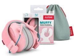 ALPINE Hearing Muffy - detské izolačné slúchadlá RUŽOVÁ model 2021