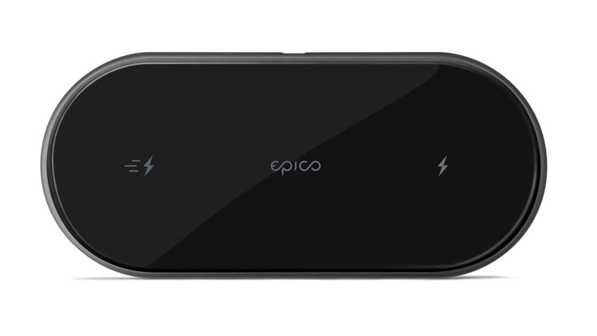Epico Ultraslim Dual Wireless Charger + 18W Fast Charger