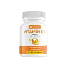 ALPHAMED Vitamin D3 2000 I.U., 50 μg, 60 + 30 kapsúl zdarma