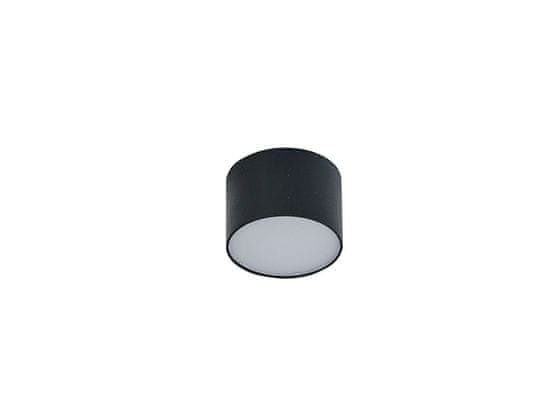 AZZARDO LED Stropné a nástenné svietidlo Monza R 8 black 4000 K AZ2254 5 W čierne
