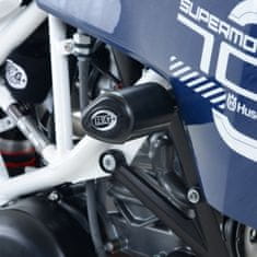 aero padacie chrániče R &amp; G Racing pre motocykle HUSQVARNA 701 Enduro/Supermoto biela