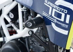 R&G racing aero padacie chrániče R &amp; G Racing pre motocykle HUSQVARNA 701 Enduro/Supermoto biela