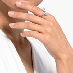 Swarovski Luxusný otvorený prsteň s kryštálmi Swarovski Attract Soul 5535191 (Obvod 60 mm)
