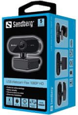 Sandberg USB Webcam Flex, čierna (133-97)