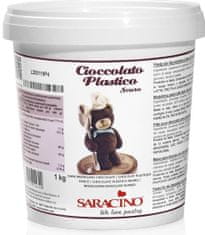 Saracino Modelovacia čokoláda tmavá 1 kg