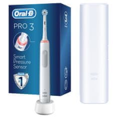 Oral-B elektrická zubná kefka Pro 3 - 3500 biela