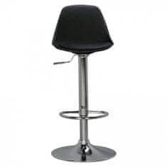 Bruxxi Barová stolička Ferit, syntetická koža, čierna