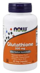 NOW Foods Glutathione, redukovaný, 500 mg, 60 rastlinných kapsúl