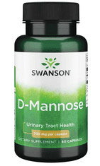 Swanson D-Mannose (D-manóza), 700 mg, 60 kapsúl