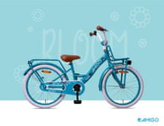 Amigo Detský bicykel Bloom pre dievčatá, tyrkysová
