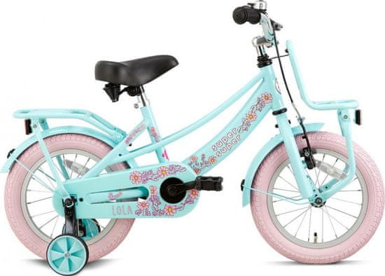 Supersuper Detský bicykel Lola pre dievčatá, 14"