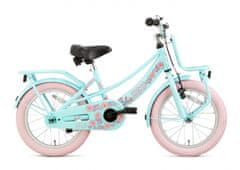 Supersuper Detský bicykel Lola pre dievčatá, 16", ružová / modrá