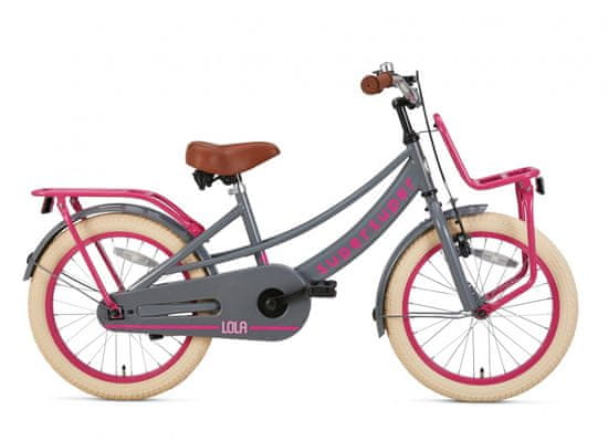 Supersuper Detský bicykel Lola pre dievčatá, 18"