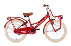 Supersuper Detský bicykel Cooper pre dievčatá, 20", červený