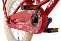 Supersuper Detský bicykel Cooper pre dievčatá, 20", červený