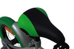 Amigo Športový detský bicykel pre chlapcov, 14", sivo/zelený