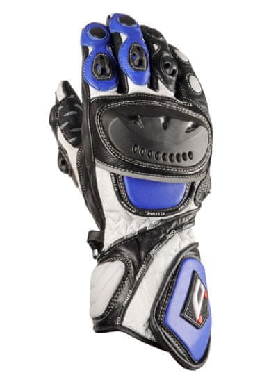 AKITO Moto rukavice SPORTMAX S modré