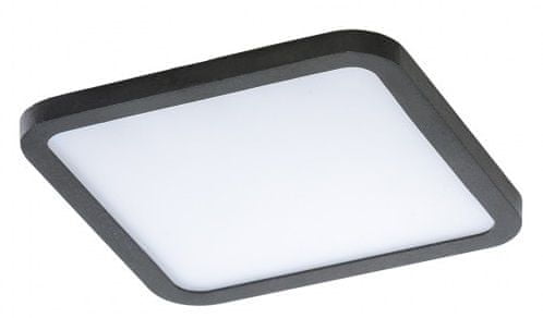 AZZARDO LED Stropné zápustné bodové svietidlo Slim 15 Square 3000K AZ2836 12W hranaté čierne