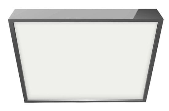 LUXERA LED Stropný a nástenný panel LENYS 49030, 18 W, štvorcový, chrómový