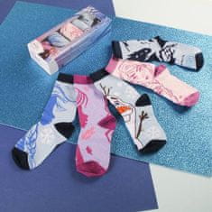 Sun City Dětské ponožky Frozen Ledové království sada 5 párů dárkové balení Velikost: 19/22