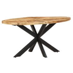 Vidaxl Jedálenský stôl 160x80x75 cm surové mangovníkové drevo