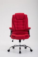 BHM Germany Kancelárska stolička Thor, textil, červená