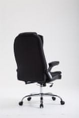 BHM Germany Kancelárska stolička Thor, textil, čierna