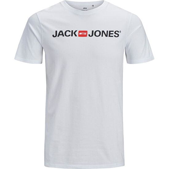 Jack&Jones Plus Pánske tričko JJECORP Regular Fit 12184987 White