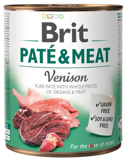 Brit Paté & Meat Venison 6x800g