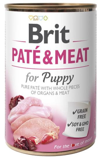 Brit Paté & Meat Puppy 6x400g