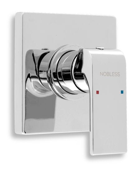 NOVASERVIS Nobless Sharp, sprchová batéria podomietková, chrómová, 37050,0