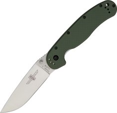 Ontario Knife Comp. Zatvárací nôž RAT-1 Linerlock - satén/OD Green (ON8848OD)