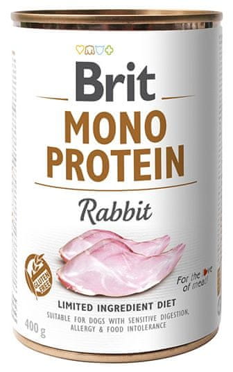 Brit Mono Protein Rabbit 6x400g