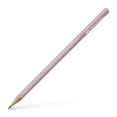 Faber-Castell Grafitová ceruzka "SPARKLE", B, ružová perleť, trojhranná, 118234
