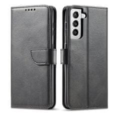 IZMAEL Magnetické Puzdro Elegant pre Samsung Galaxy S21 5G - Čierna KP9174